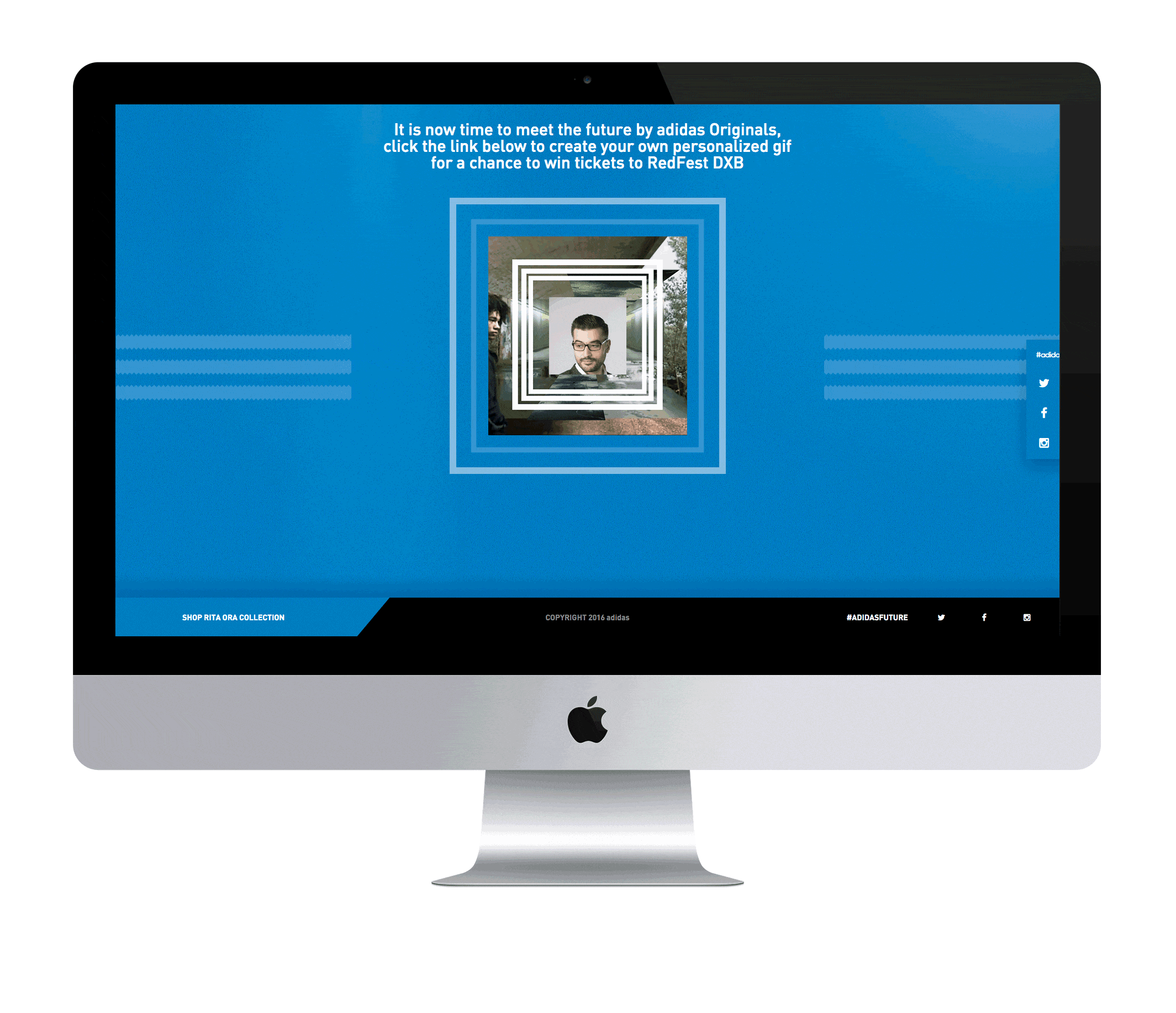 adidas redfest gif generator