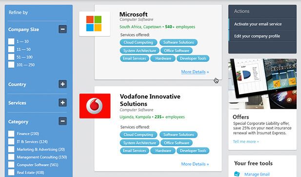 microsoft biz4afrika screenshot 1