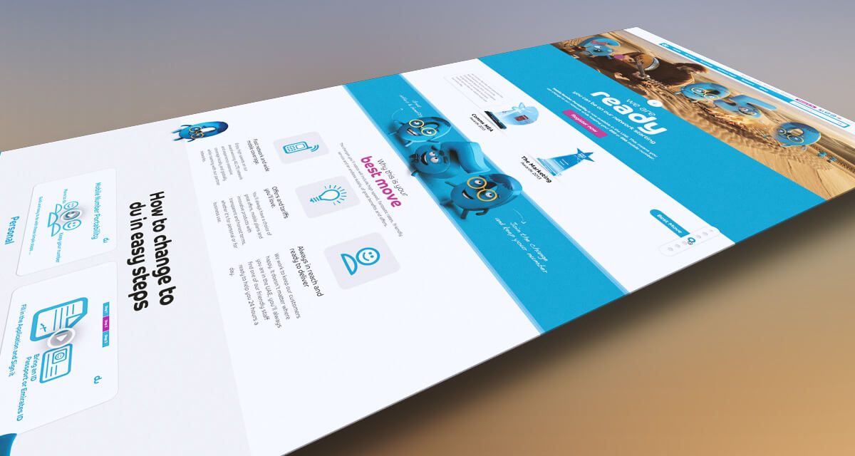 du change campaign microsite design