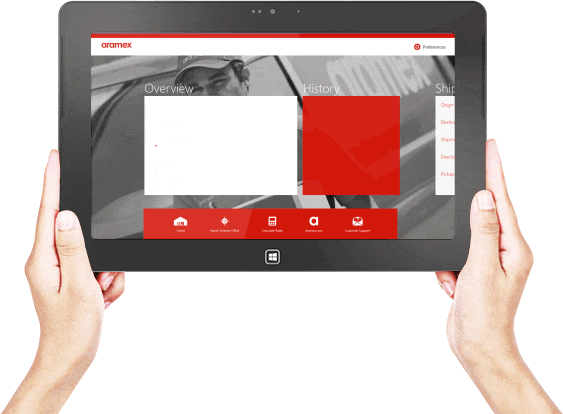 aramex windows app animated
