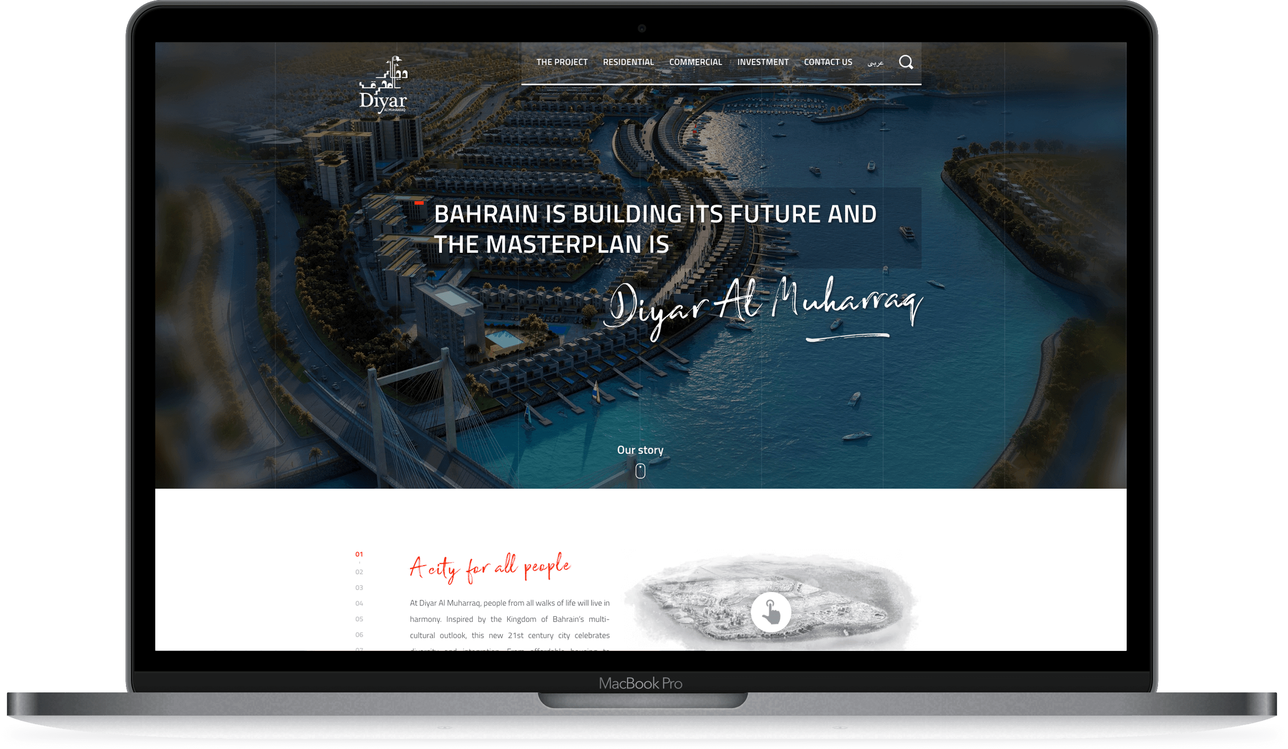 diyar website mockup