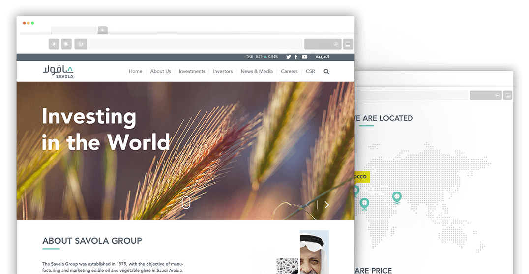 savola website design case study