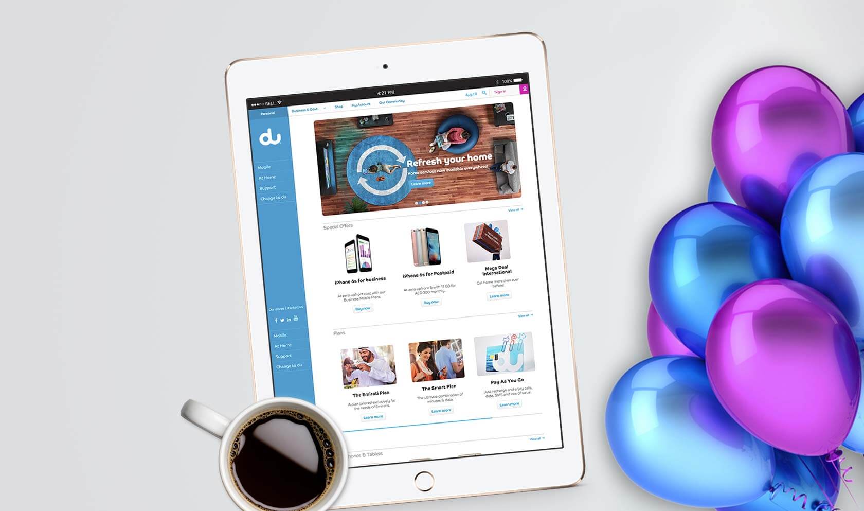 du website relaunch case study banner