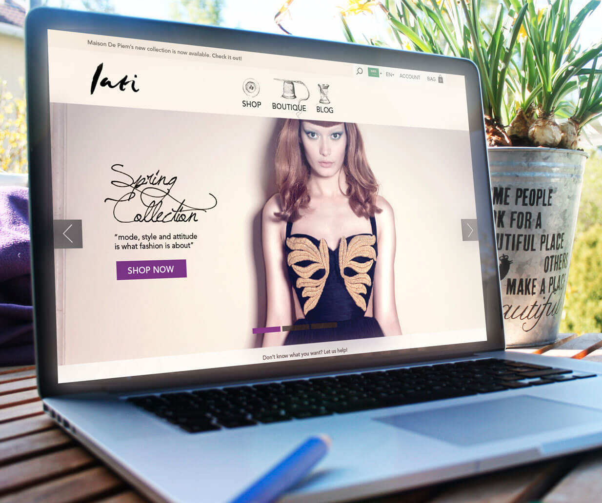 lati fashion website case study banner