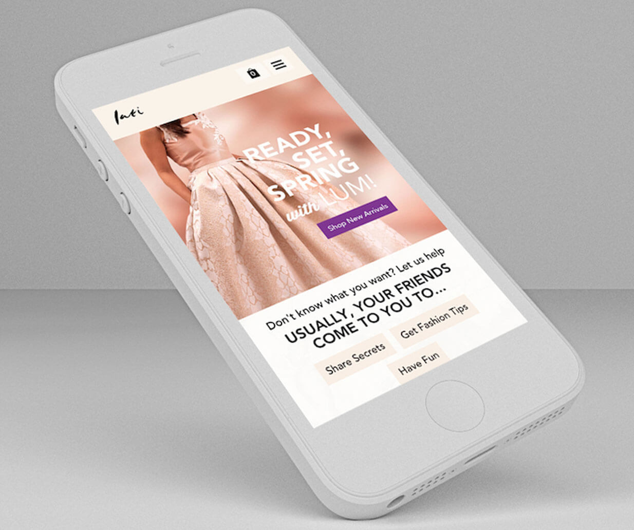 lati fashion phone mockup