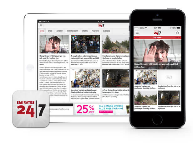 emirates 24/7 app case study banner