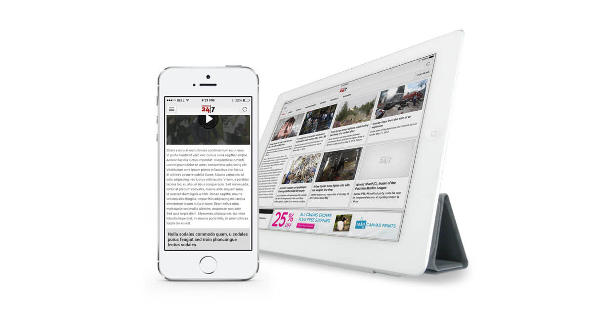 dubai media emirates 24/7 app mockups