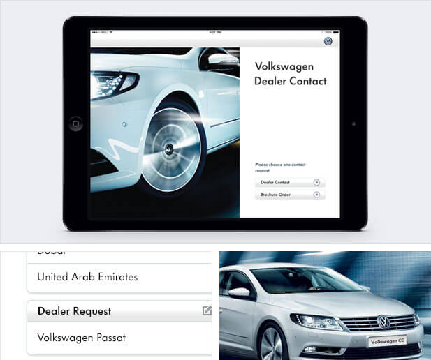 volkswagen dealer app screenshots