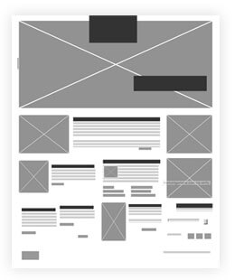 Emaar the Montgomerie website wireframe