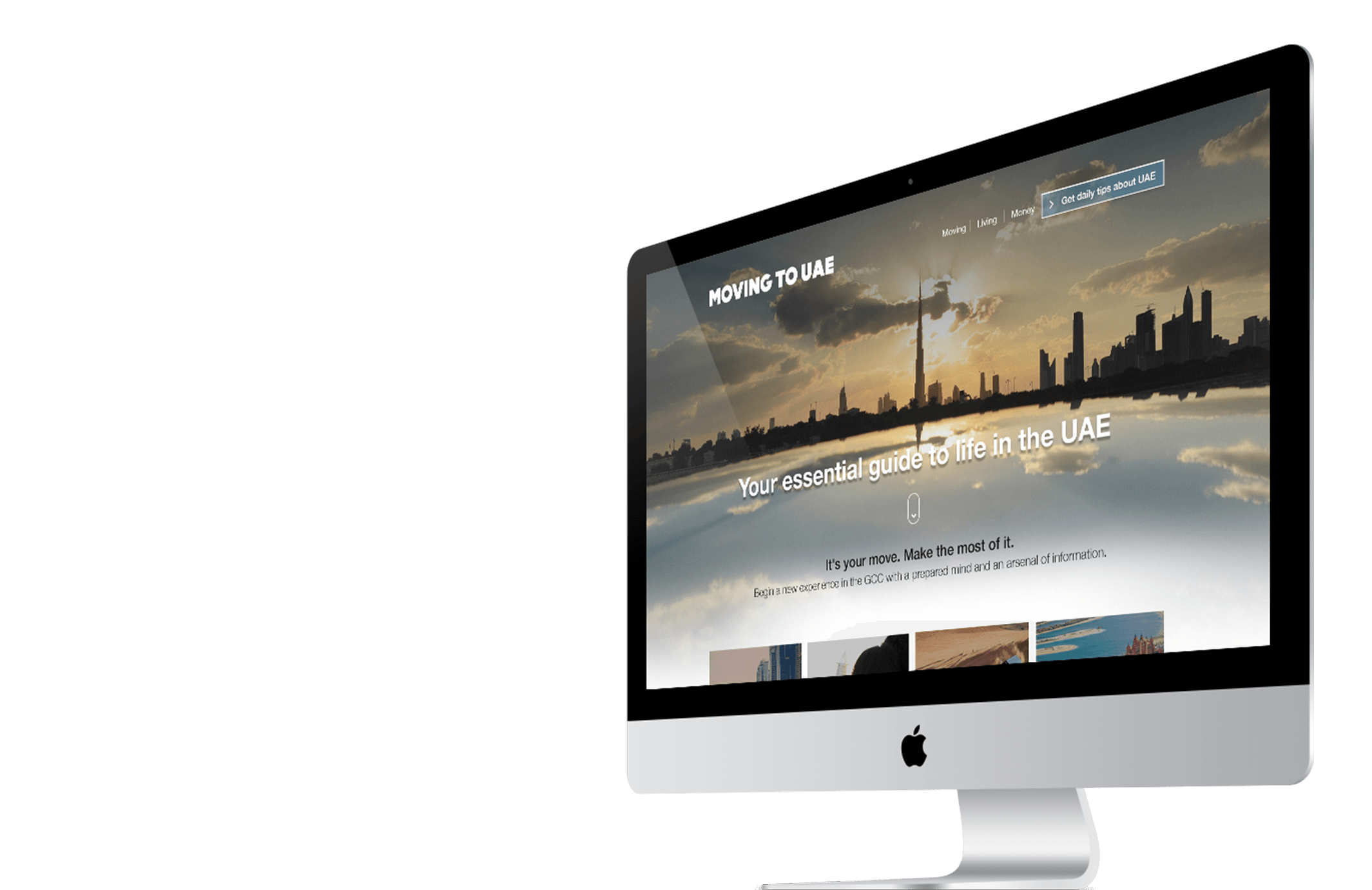 CBD content marketing website mockup