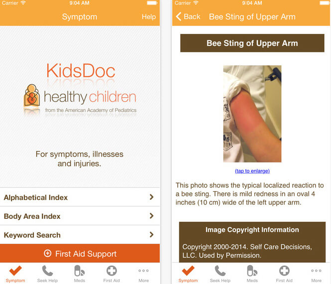 KidsDoc app